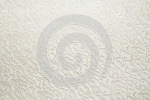 Artificial fabric texture eggshell white color