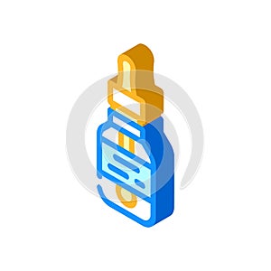 artificial flavoring isometric icon vector illustration color
