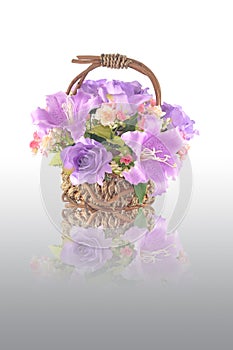 Artificial flower arrangement