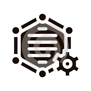 Artificial Graphene Technology Vector Sign Icon