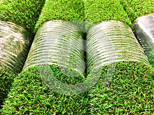 Artificial grass detail