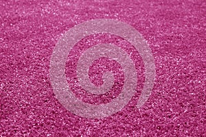 Artificial grass football field loan with blur effect in pink tone