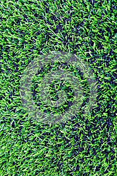 Artificial grass of the football (soccer) field