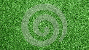 Artificial grass, Green lawn for texture background, Top view.