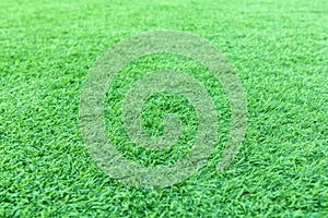 Artificial green grass or astroturf for background