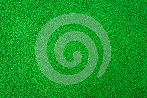 Artificial green grass or sport field texture background