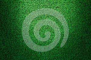 Artificial green grass texture background.