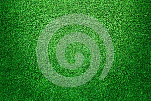 Artificial green grass texture background.