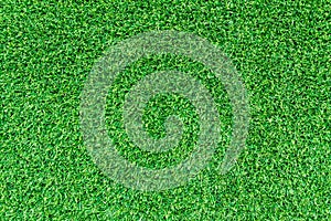 Artificial green grass texture background.