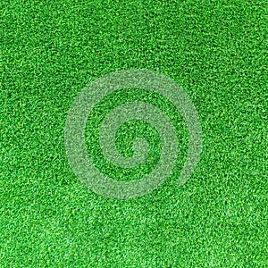 Artificial green grass texture or green grass background for golf course. soccer field or sports background