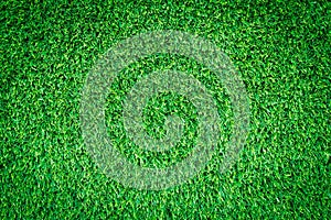 Artificial green grass texture or green grass background.