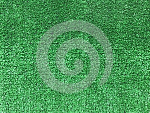 Artificial green turf background