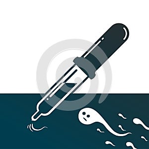 Artificial insemination illustration