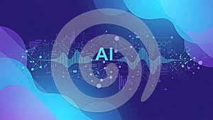 Artificial Intelligence Abstract Digital Background