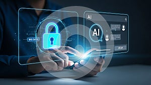 Artificial intelligence AI big data for security