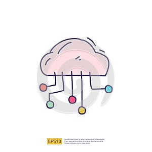 Artificial intelligence AI concept with algorithm and data filter or analysis for engineering, development, brainstorming sign.