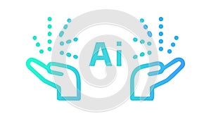 Artificial Intelligence (AI).jpg Development Innovation, vector design Generative AI