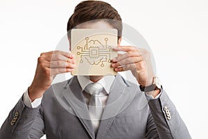 Artificial intelligence machine learning and modern computer technologies concepts. Business  Technology  Internet and