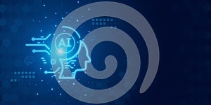 Artificial intelligence Ai self learning improving development problem solving solution tasks of future technology, ai graphics