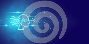 Artificial intelligence Ai self learning improving development problem solving solution tasks of future technology, ai graphics