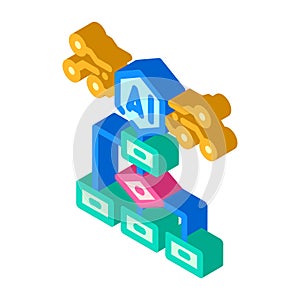 Artificial intelligence algorithm processing data flowchart diagram