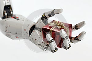 artificial intelligence, an andriod robot hand photo