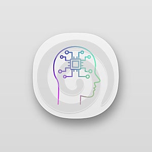 Artificial intelligence app icon