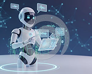 Artificial Intelligence Assistant Interacting with Digital Data