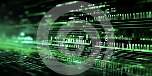 Artificial Intelligence background.Glow of Technology. Digital Life of Reason. Futuristic robot. Programming coding technology