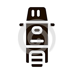 Artificial Intelligence Bot Wheel Vector Sign Icon