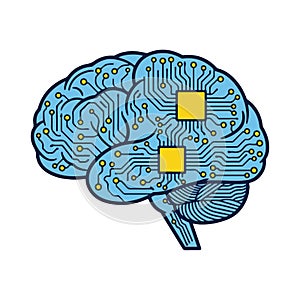 Artificial intelligence brain with circuit board design for neural networks
