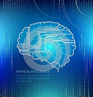 Artificial intelligence, brain and circuits