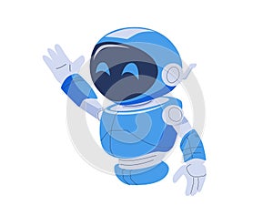 Artificial intelligence. Chat Bot neural network, AI servers and robots technology, artificial bot mind and intelligent