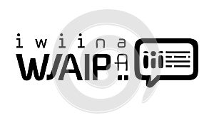 Artificial Intelligence Chatbot and Communication Interface Icon, vector design Generative AI