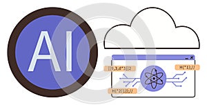 Artificial Intelligence and Cloud Computing for Advanced Data Processing