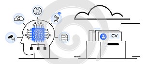 Artificial Intelligence and Cloud Computing Concepts Neural Networks and Data Storage Solutions