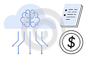 Artificial Intelligence in Cloud Computing with Financial and Document Management Integration