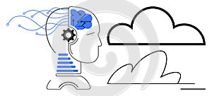 Artificial Intelligence and Cloud Computing Integration with Human Brain Interface