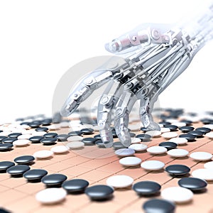 Artificial intelligence competing in the game of go