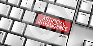 Artificial intelligence - computer keyboard
