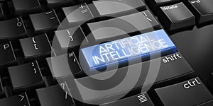 Artificial intelligence - computer keyboard