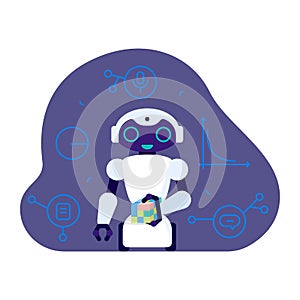 Artificial intelligence concept