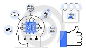 Artificial Intelligence Technology Integration with E-Commerce, Automation, Cloud Computing, and Security Systems