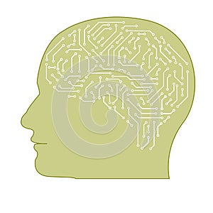 artificial intelligence concept.