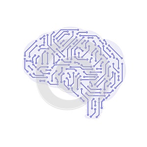 artificial intelligence concept.