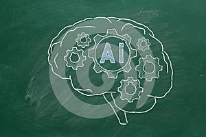 Artificial intelligence concept