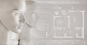 Artificial intelligence concept - smart home