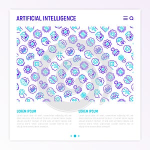 Artificial intelligence concept