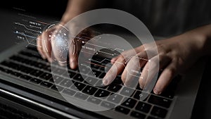 Artificial Intelligence Core with Digital Data Circuit Latch