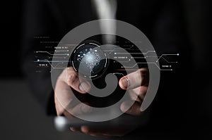 Artificial Intelligence Core with Digital Data Circuit Latch